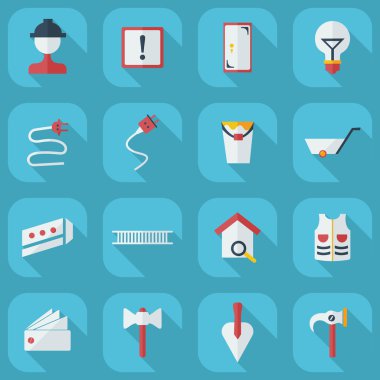 Düz kavramı, set modern tasarımı ile gölge İnşaat