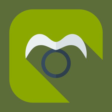 Gölge simgeleri Toros ile düz modern tasarım