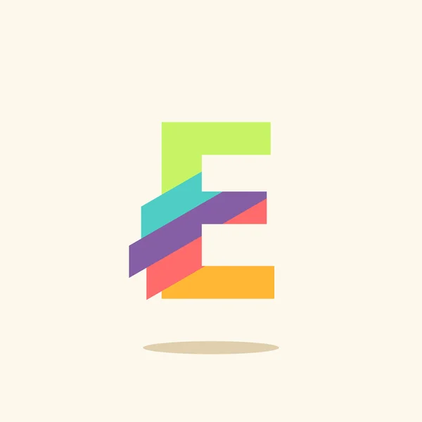 Letter E logo pictogram ontwerp template elementen — Stockvector