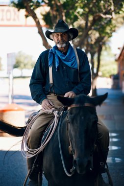 Fort Worth, Tx, Amerika Birleşik Devletleri - 24 Eylül: Kovboy Fort Worth ağıllar tarihi bölgesinde. 24 Eylül 2013 Fort Worth, Teksas, ABD