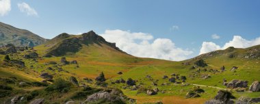 Muhteşem panaram sahnede Fransız alps dağ
