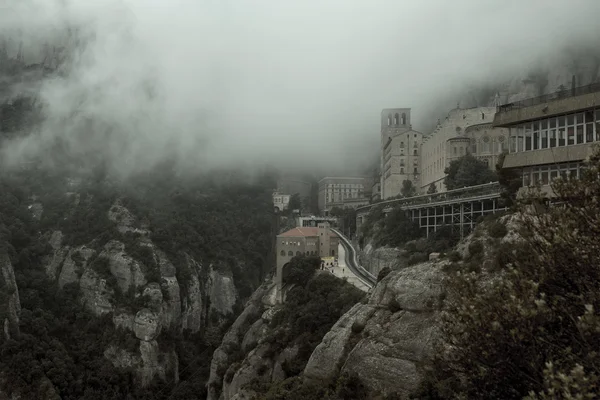 Abadia de Santa Maria de Montserrat em Montserrat — Fotografia de Stock