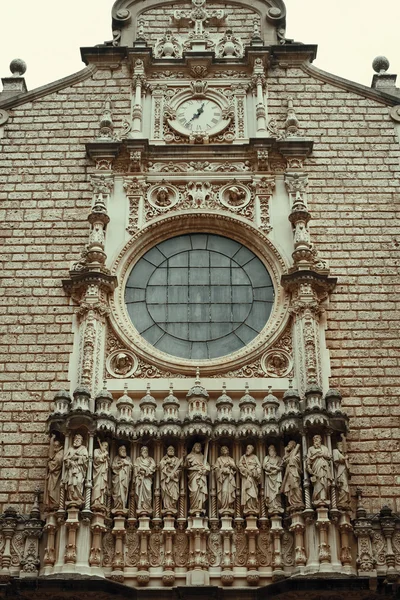 Santa Maria de Montserrat abbey in Montserrat — Stock Photo, Image