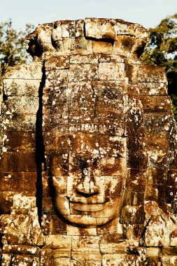 Taş duvar resimleri ve heykelleri Angkor wat