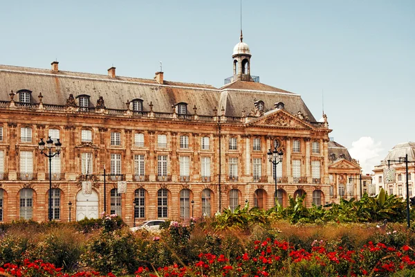 Place de la Bourse v Bordeaux — Stock fotografie