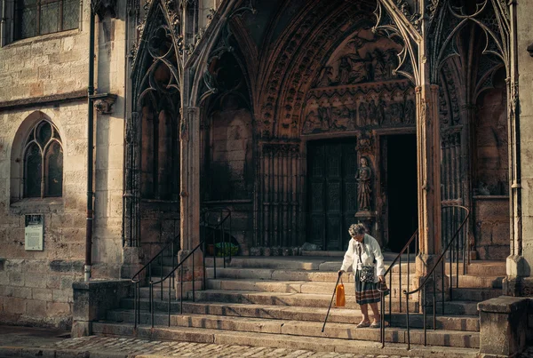 Basilika des Hl. Johannes des Täufers, Chaumont — Stockfoto