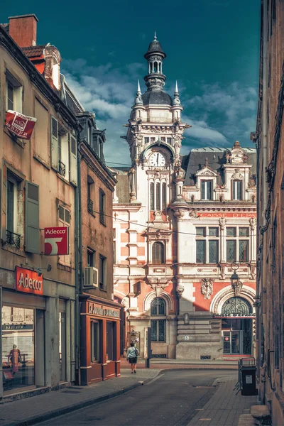 Vista de rua na cidade de Chaumont — Fotografia de Stock