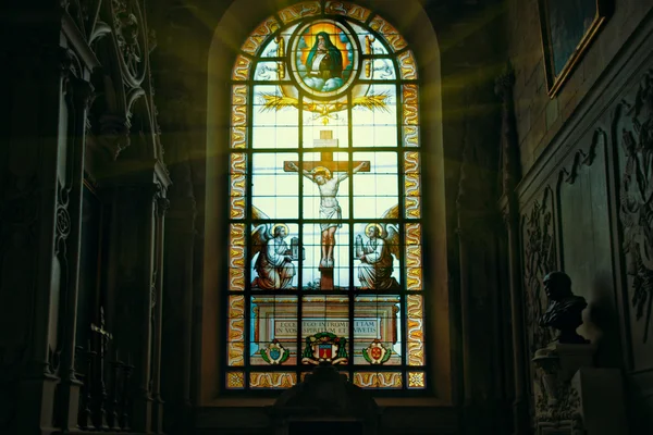 Εσωτερικό χώρο Λα Ροσέλ καθεδρικών Saint-Louis — Φωτογραφία Αρχείου
