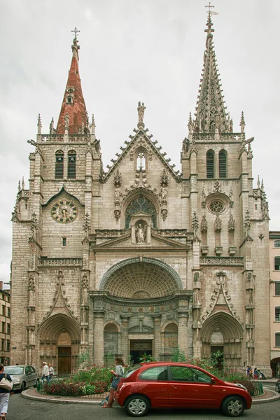 A templom Szent Nizier, Lyon, Franciaország — Stock Fotó