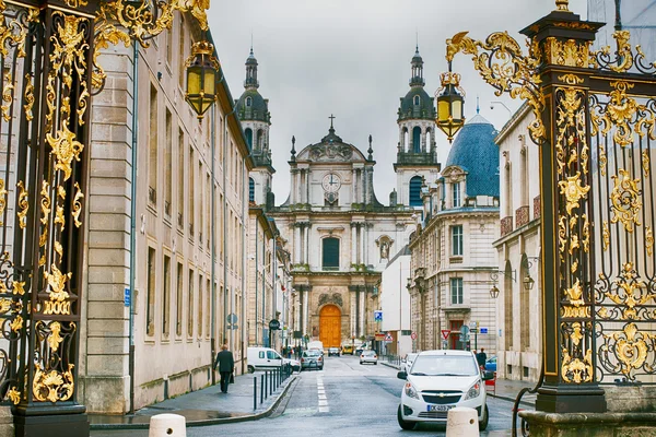 Vista da Catedral de Nancy - Lorraine, França — Fotografia de Stock