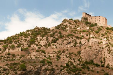 Sisteron, bir ortaçağ köyü Haute Provence, Fransa