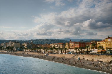 Akdeniz manzaralı, Cote d Azur, Nice Beach