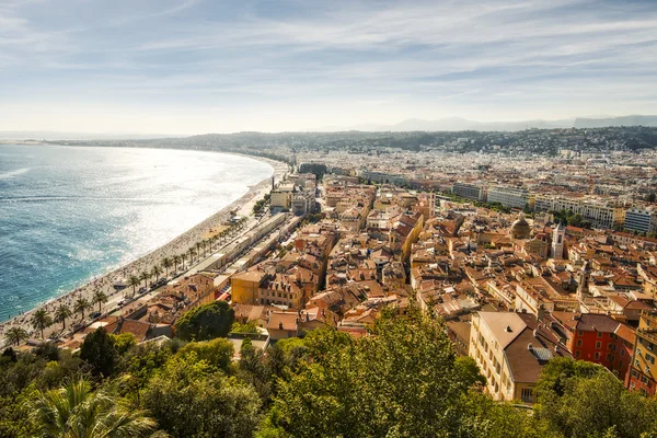  Beach Akdeniz, Cote d Azur, Nice, Fransa. Alpes Maritimes departmanı güzel başkentidir