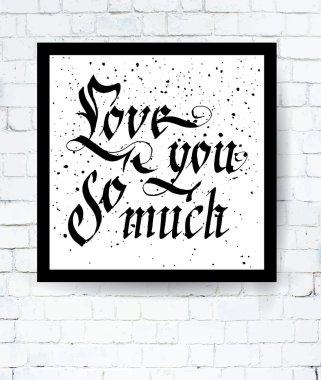 Kaligrafi VINTAGE Poster