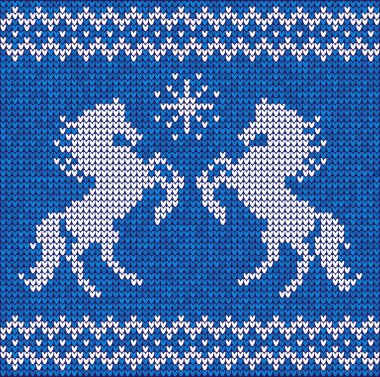 Atları ile kazak modeli
