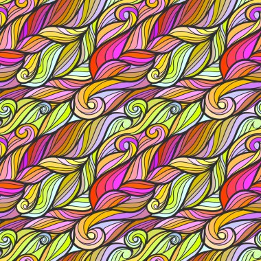 Çizilmiş dalgalar doku el