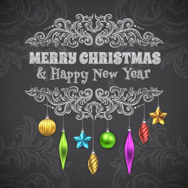 Christmas dekoratif çerçeve