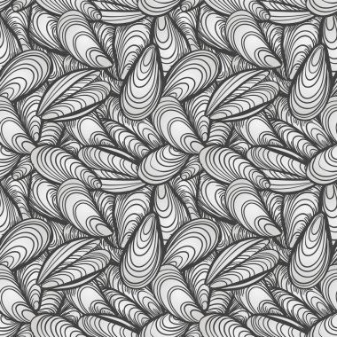 Deniz kabukları sorunsuz arka plan