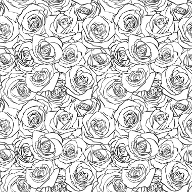 Çiçek gül ile Seamless Modeli