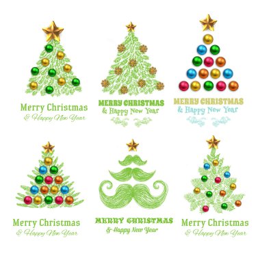 Bir dizi Noel Ağacı