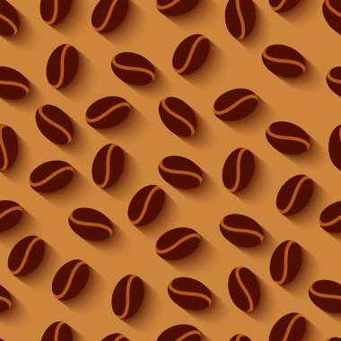 kahve çekirdekleri desen