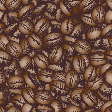 kahve çekirdekleri sorunsuz arka plan