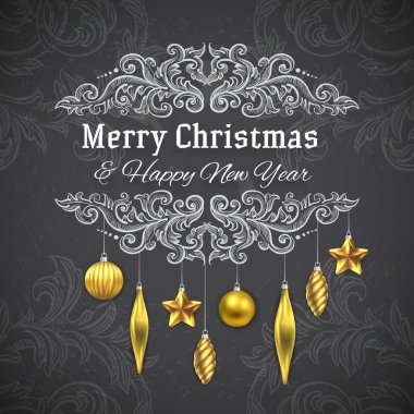 Christmas dekoratif çerçeve