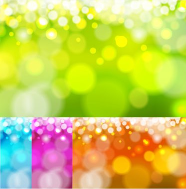 Bokeh ışıklar arka planlar