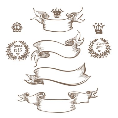 Vintage şerit afiş