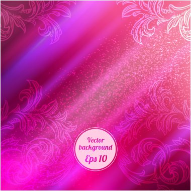 Arka plan barok elemanları ile