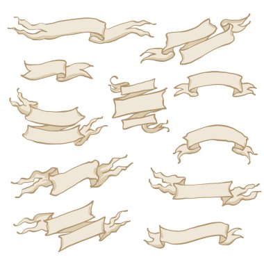 Vintage şerit afiş