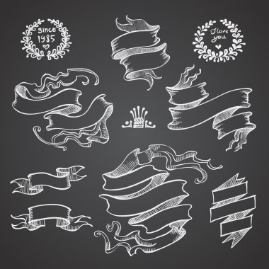 Vintage şerit afiş