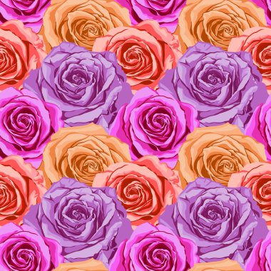 Çiçek gül ile Seamless Modeli