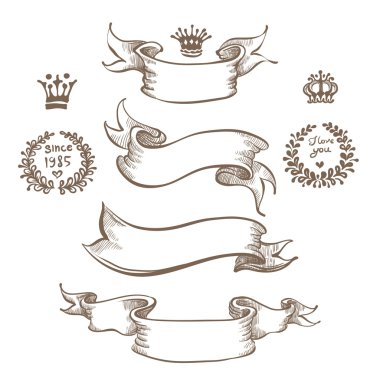 Vintage şerit afiş