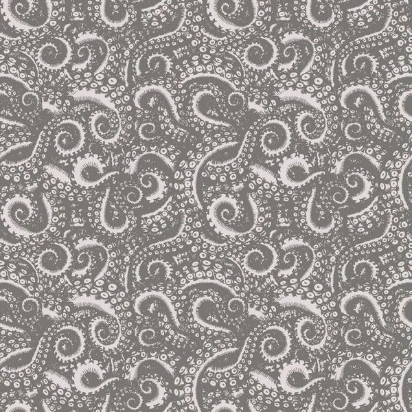 Octopus naadloze patroon — Stockvector