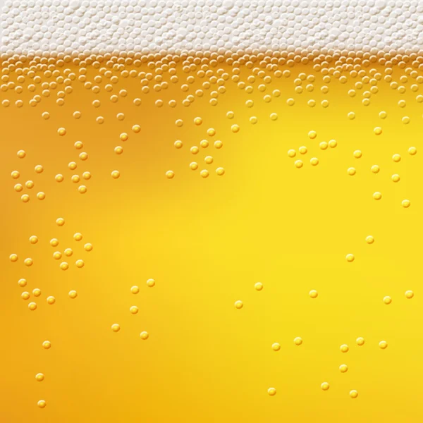 Espuma de cerveza fondo — Vector de stock