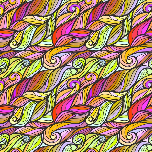 Текстура мальованих хвиль вручну — стоковий вектор