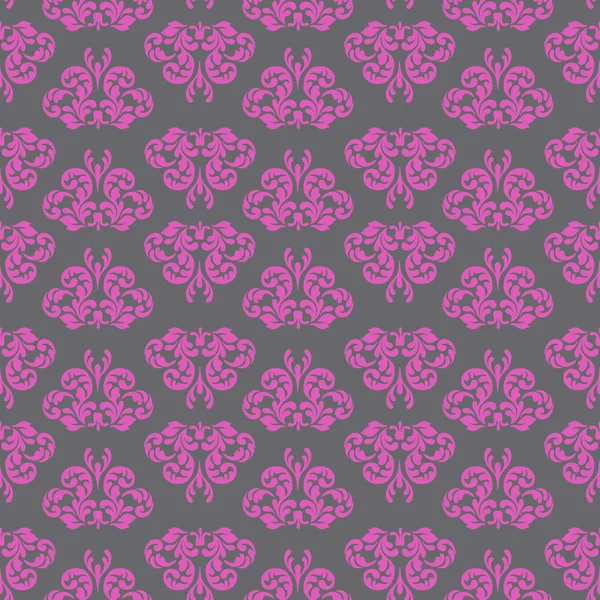 Gravure baroque motif floral — Image vectorielle