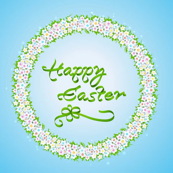 Happy Easter car — Stock Vector