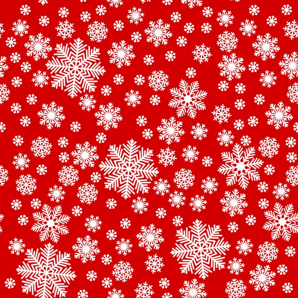 Noël flocons de neige fond — Image vectorielle