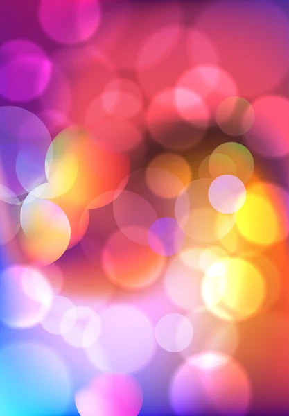 Fond avec des lumières bokeh — Image vectorielle