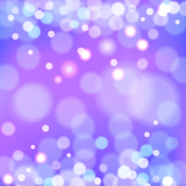 Luces bokeh realistas — Vector de stock