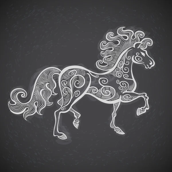 Cheval Nouvel An 2014 — Image vectorielle