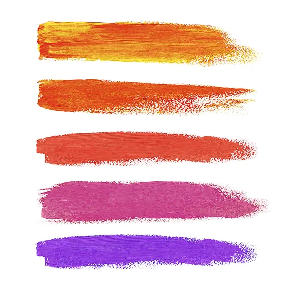 Paint brush strokes — Stock Vector