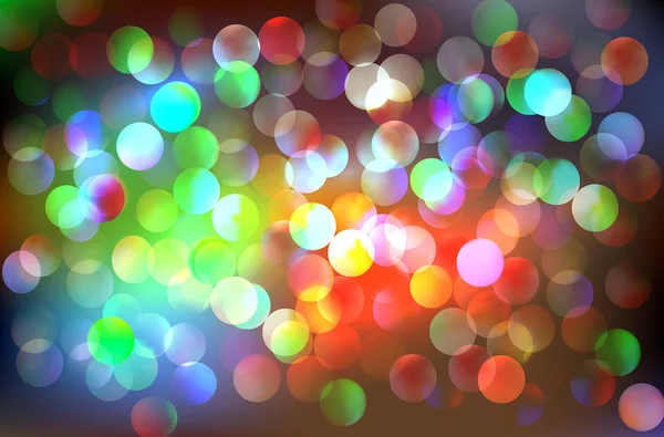 Fondo con luces bokeh — Vector de stock