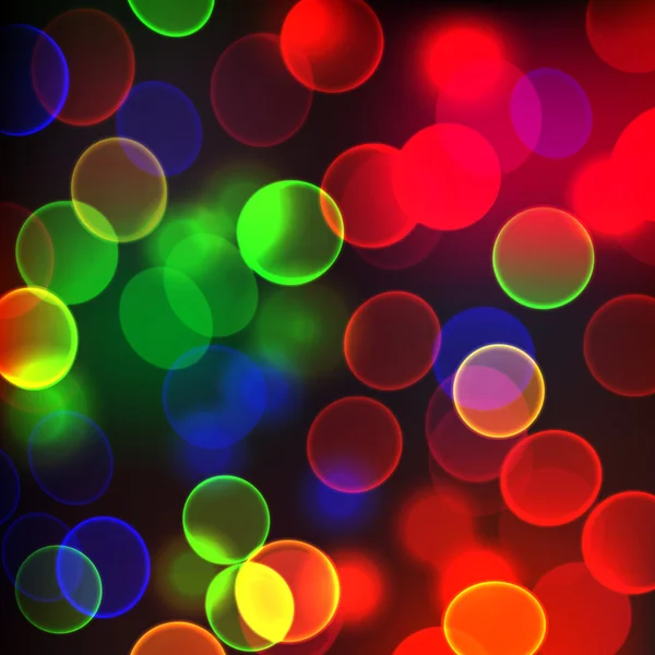 Fundo com luzes bokeh —  Vetores de Stock