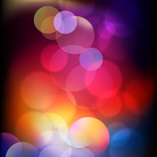 Bokeh lumières fond — Image vectorielle