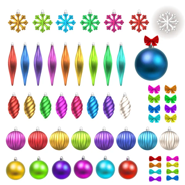Set of Christmas toys — Stock Vector