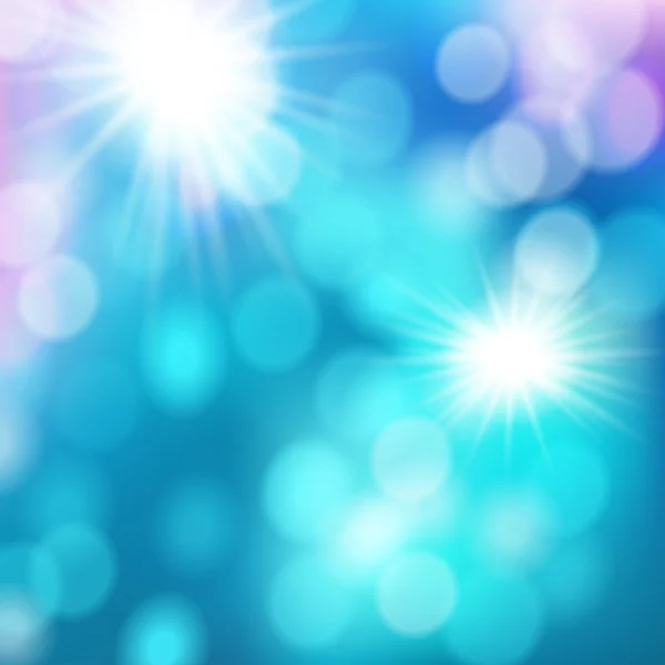 Bokeh luces fondo — Vector de stock