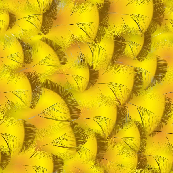 羽のあるシームレスなパターン — ストックベクタ